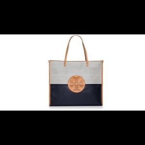Viva Striped East-West Tote Bag